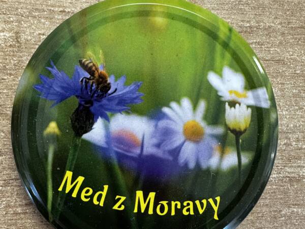 Víčko na sklenici TO-82 med z Moravy