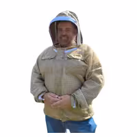 PROFI Včelařská bunda s kuklou - písková barva