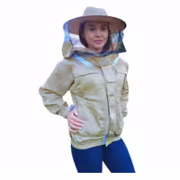 PROFI Včelařská bunda s kloboukem hnědá