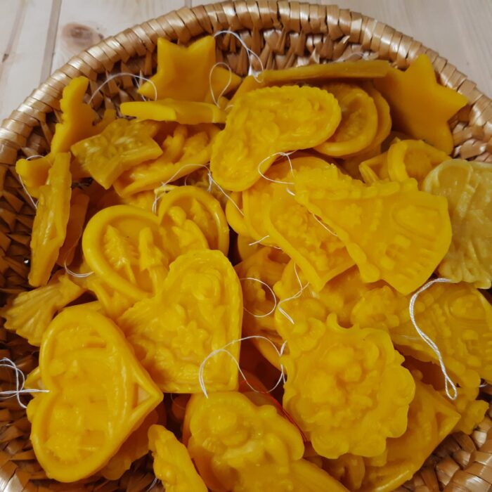 Vánoční ozdoby z včelího vosku-hvězda - Obrázek 2