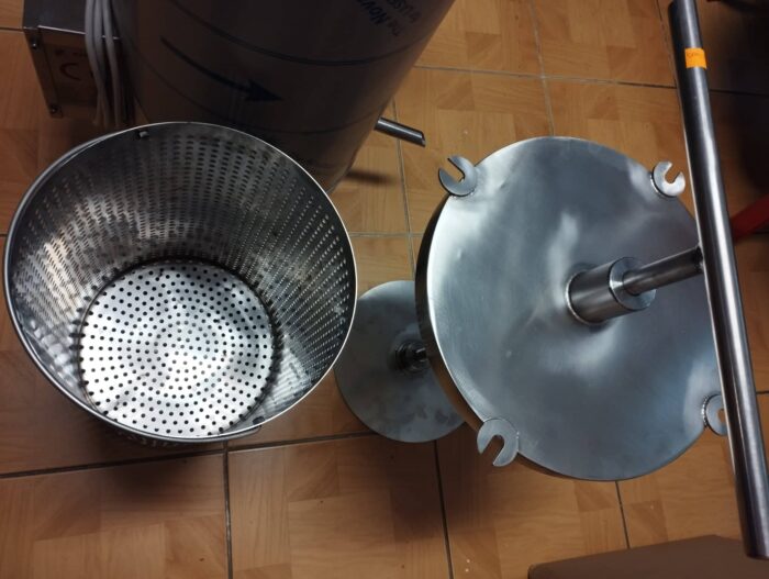 Nerez vařák na vosk s lisem - elektrický - Obrázek 3