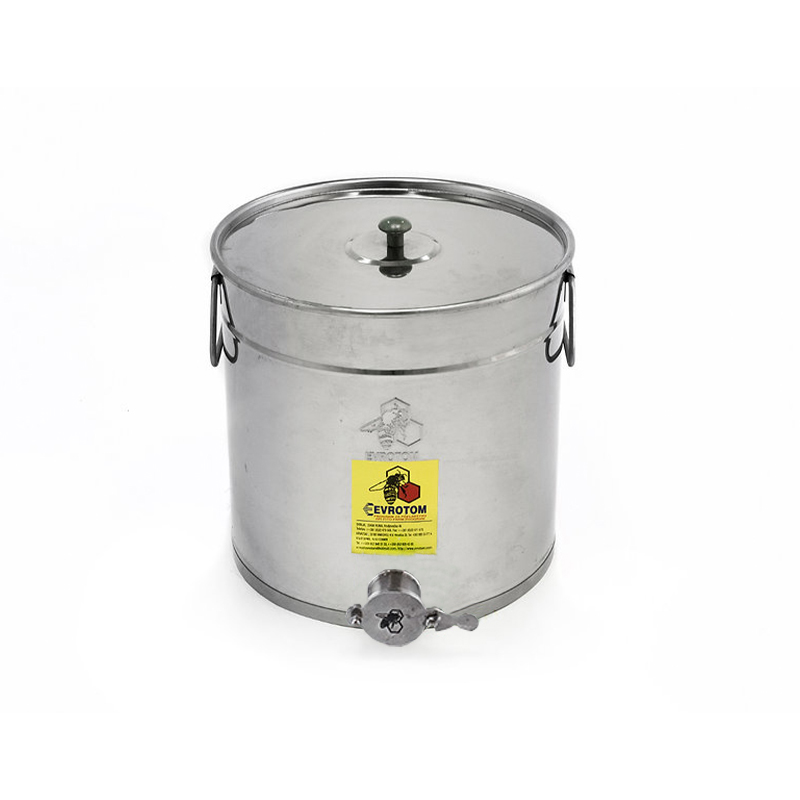 nadoba30kg.jpg Stáčecí nádoba nerez 30kg s nerez výpustí - Obrázek 1