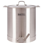 Nerezová stáčecí nádoba s poklicí 30l