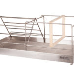 Odvíčkovací vanička se síty a odtokem 500 x 900 x 70