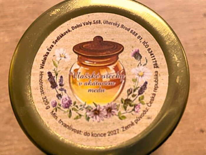 Vlašské ořechy v akátovém  medu 320g - Obrázek 3