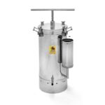 Nerez vařák na vosk s lisem - elektrický