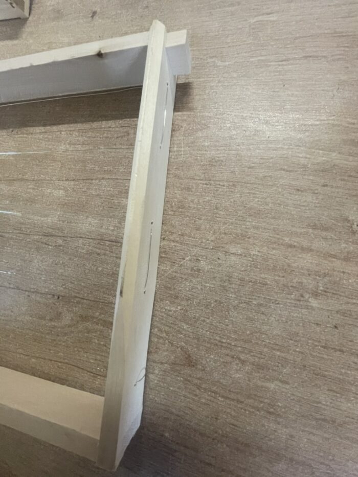 Rámek 39x24 Hofmann, sponkovaný,drátkovaný nerez drátkem - Obrázek 2